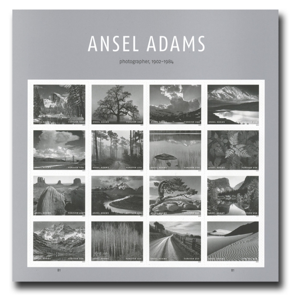 80 Ansel Adams Forever 2024 Postage Stamps USPS Wedding‎ Invitations 2024